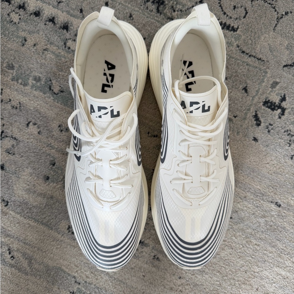 New APL Streamline Sneakers Mens Ivory Smoke Sz 13 - Picture 4 of 11